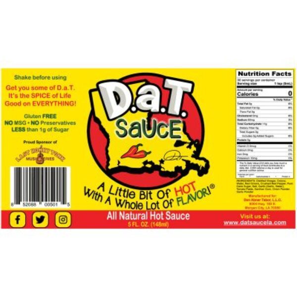 D.a.T. SaUcE 5oz. Bottle